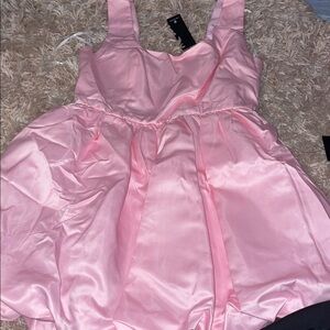 Lulu's Blush Pink Satin Chemise
